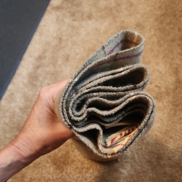 Burberry Tan and Red Plaid Scarf - Picture 12 of 16